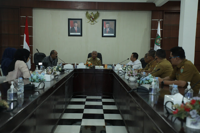 Terima Visitasi KI Provsu, Bupati Asahan Harapkan KI Memberikan Edukasi terhadap Badan Publik