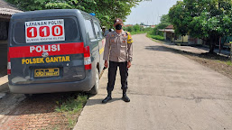 Polsek Gantar Terus Lakukan Patroli Untuk Keamanan Masyarakat