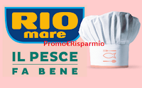 Logo Rio Mare ''Il pesce fa bene'' quarta edizione: vinci 44 corsi cucina di pesce e  un omaggio sicuro 