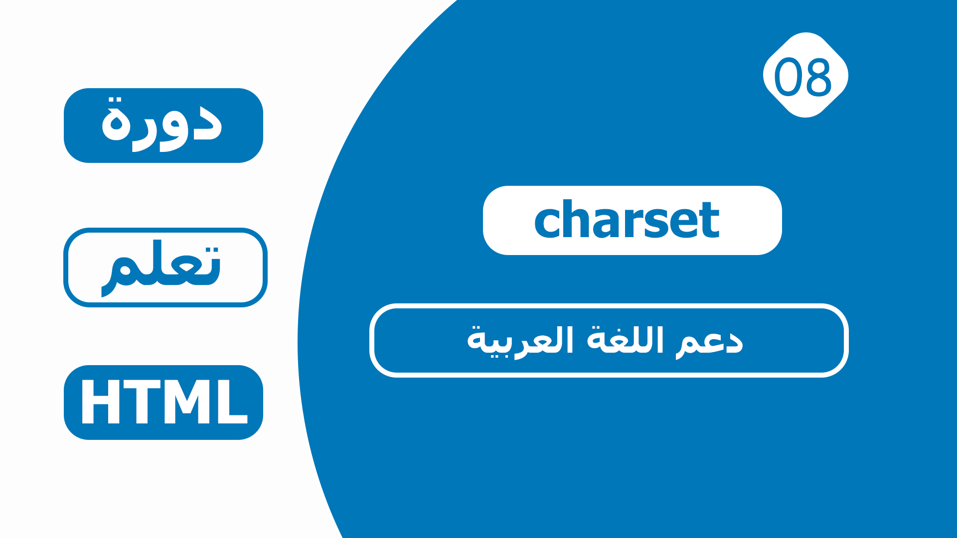 اضافة دعم اللغة العربية - تعلم Html اضافة دعم اللغة العربية - تعلم Html