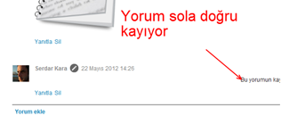 Blogger Kayan Yorum
