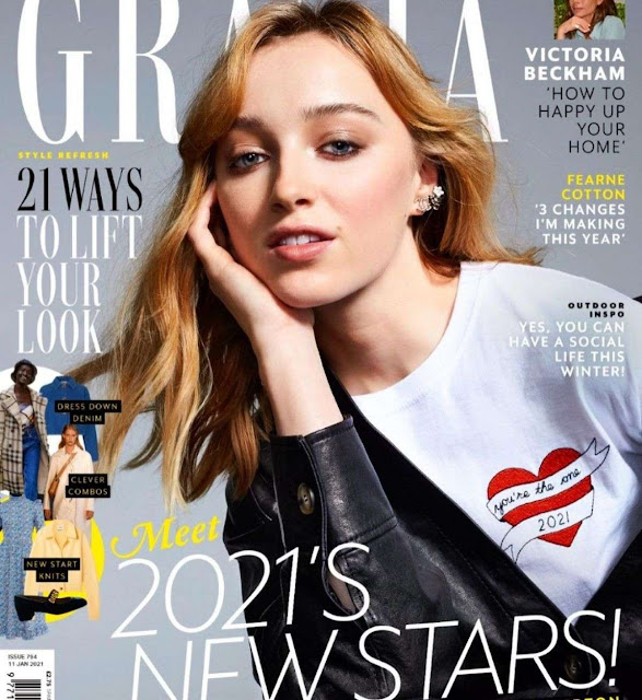 Phoebe Dynevor beautiful fashion model photoshoot