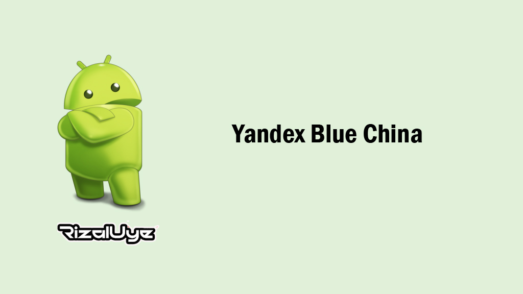 Yandex Blue China