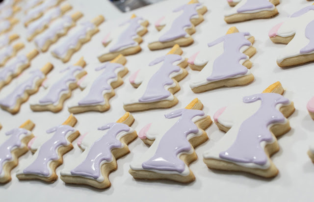 sugar cookie cookies unicorn cutter rolled royal icing birthday party favor