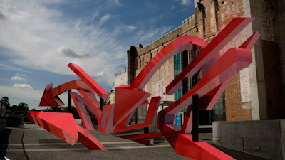 digital 3D arrow graffiti alphabet