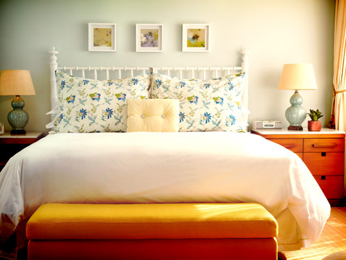 Partial Ocean Bedroom Design Photo