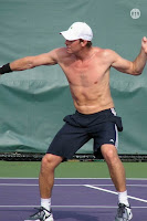 Simon Aspelin shirtless from Miami Open 2009