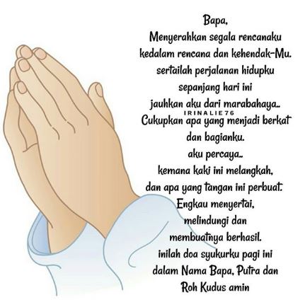 Kumpulan Doa Pagi Katolik Terbaru Secara Singkat Yosef Web Id