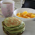 Pandam Pancakes : Pandan pancake recipe with coconut: a delicious treat! - Nomadic Boys : All topped off with a.