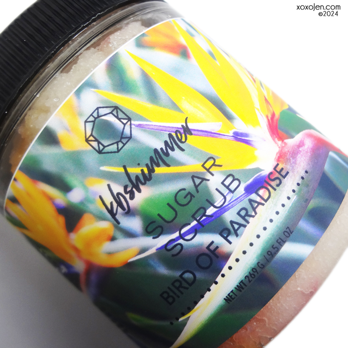 xoxoJen's swatch of KBShimmer: Bird Of Paradise Hand & Body Scrub