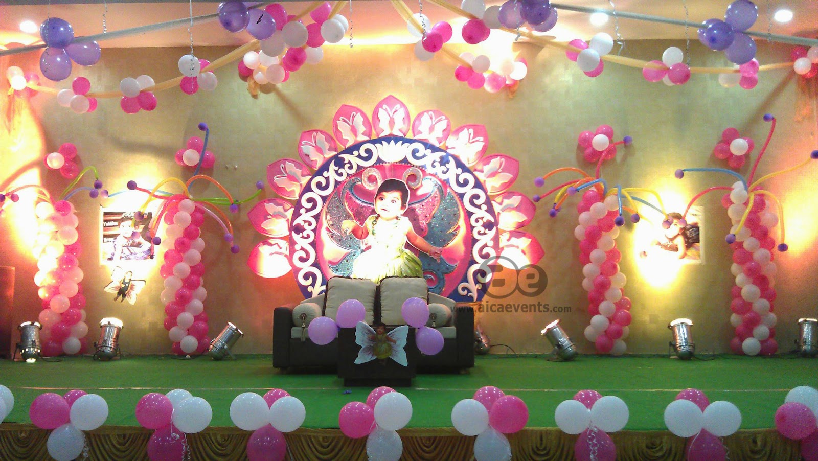 Aicaevents India  Butterfly Theme Birthday  party  decorations 