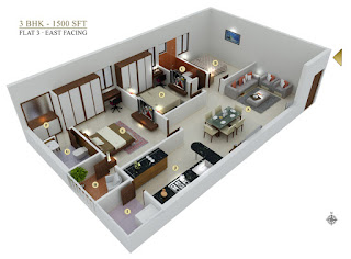 3 BHK Flat / Apartment for sale in Pune