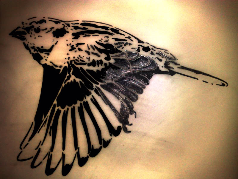 Sparrow Tattoos Love's Tattoo Sparrows mate for life therefore the tattoo 