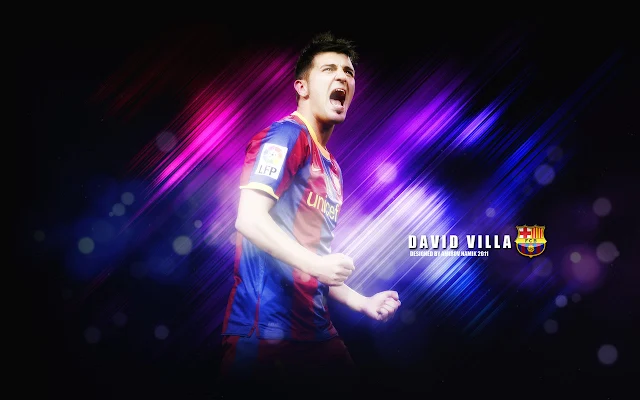 david villa wallpapers fc barcelona