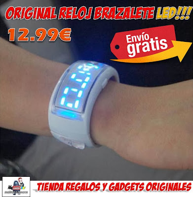 reloj brazalete LED