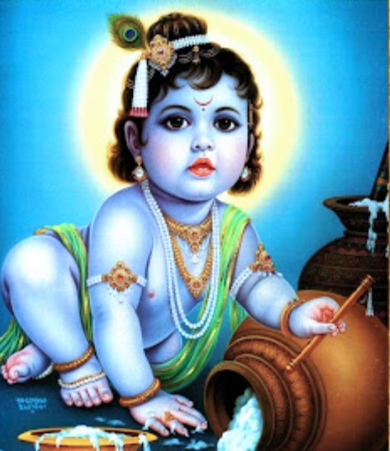 cute little Krishna