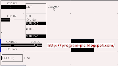 How to Work Counter plc Omron scan 4