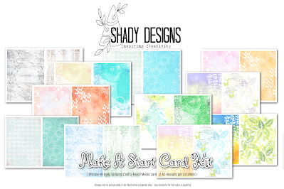 Dive into Creativity with Shady Designs' Make A Start Card Kit by Lou Sims