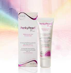 PerkePearl P2 Cream - Rozświetlający krem na dzień z filtrem ochronnym SPF 15
