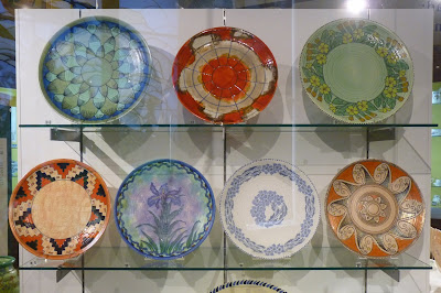 Charlotte Rhead Bowes Museum Exhibition chargers