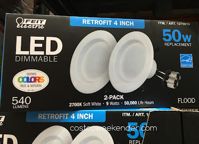 Brighten up any room with the Feit Electric 40 Watt LED 4-inch Retrofit Kit