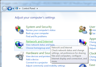 Melihat Kembali Recover Password Wifi Hotspot di Windows Control Panel