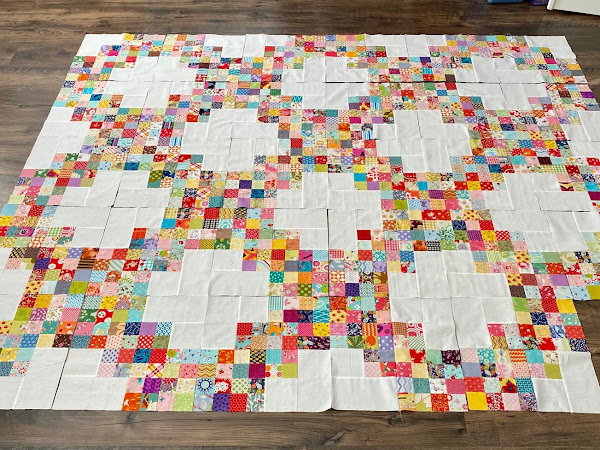 Twirling at the Disco Quilt {Progress}