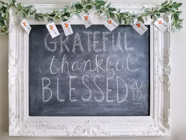 Thanksgiving chalkboard design