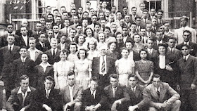Missionaries leaving Salt Lake Missionary Home 25 June 1941 worldwartwo.filminspector.com
