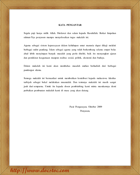 Contoh Makalah Bahasa Indonesia Pengertian Ragam Dan  Share The 