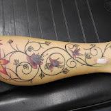 Vines And Flowers Tattoos