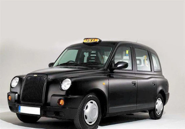 London black taxi used as tourist taxi in Iran.