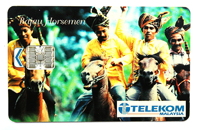 kad telefon awam Telekom Malaysia - Bajau Horsemen