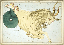 The Sea Goat constellation of Capricorn