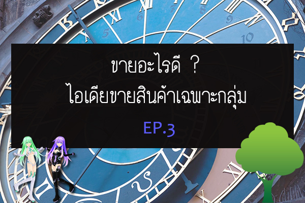 ขายอะไรดี ? ไอเดียขายสินค้าเฉพาะกลุ่มออนไลน์ ! EP.3