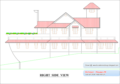 Boat House - 4261 Sq. Ft. - Right Side View