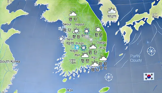 October 15, 2024, South Korea Weather Forecast