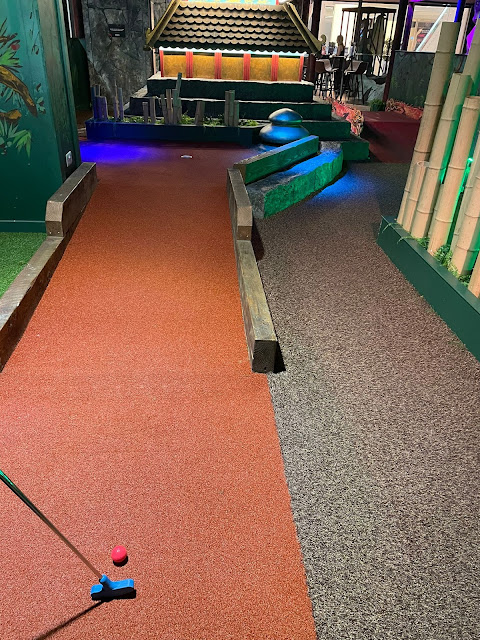 Putt Putt Noodle Crazy Golf in Norwich. Photo by Christopher Gottfried, September 2023