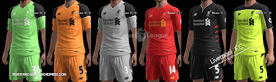 PES 2013 Liverpool F.C kits 2016/17 by Syirojuddin