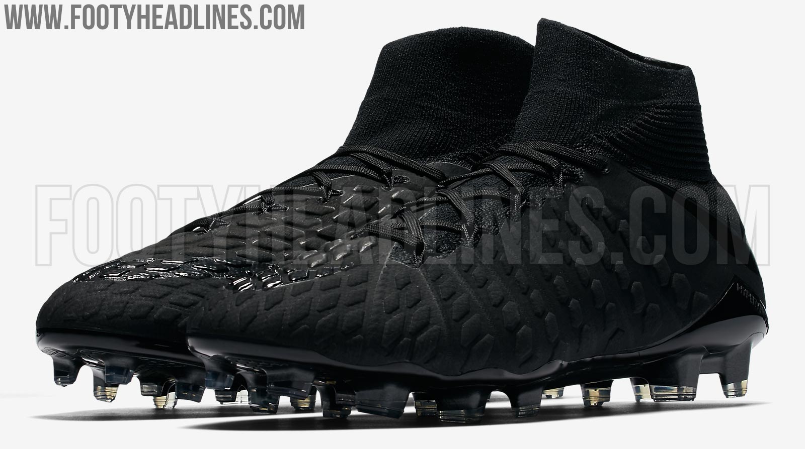 Blackout Nike Hypervenom Phantom III DF Academy Pack Boots Released Footy Headlines