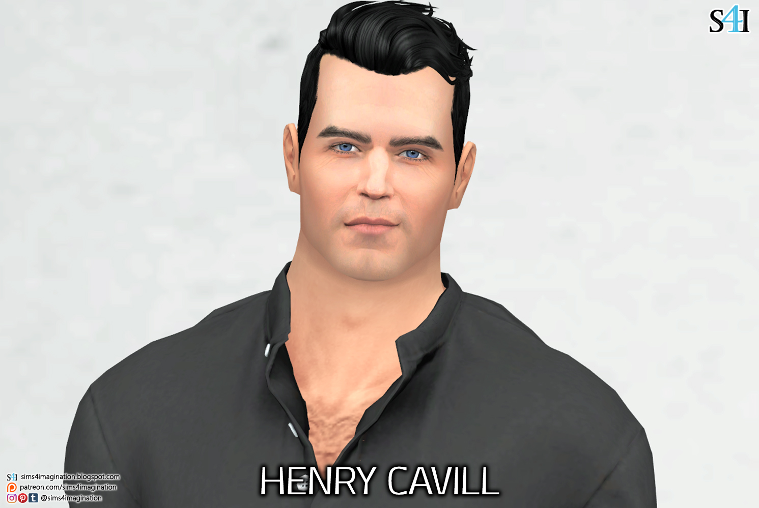 Sims 4 CAS: Henry Cavill