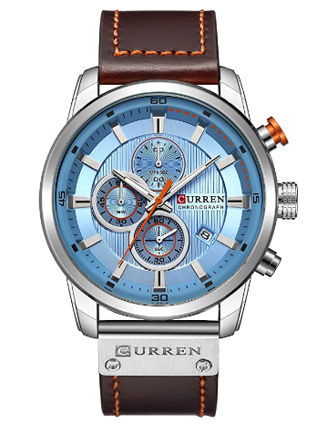 Men's Fashion Watch with Black Milanese Mesh Band Minimalist