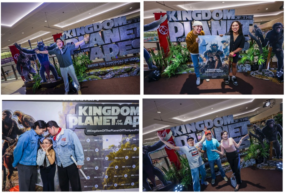 Guests at the Philippine premiere of Kingdom of the Planet of the Apes