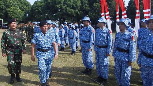 Peringatan Hut Ri Ke 72 Di Grahadi Kader Bela Negara Jawa