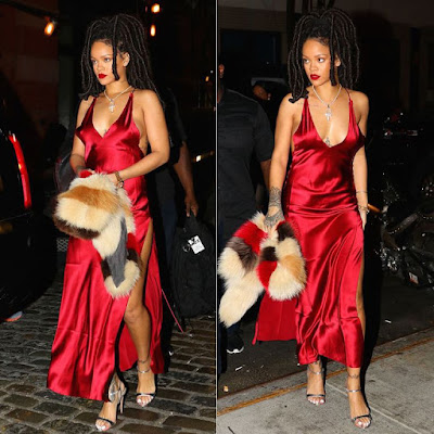 Dreadlocks Rihanna Looking Glamorous In RED 2