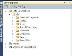 Visual Studio 2010 Server explorer - connect to database (Linq to SQL)