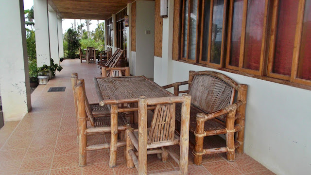 porch of La Luna Beach Resort in Sulangan Guiuan Eastern Samar