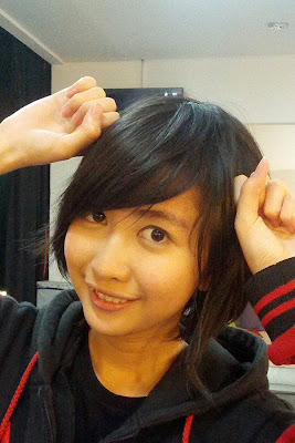 Ghaida foto premium content JKT48 clock