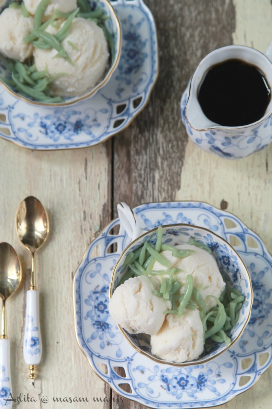 AIS KRIM CENDOL GULA MELAKA - masam manis