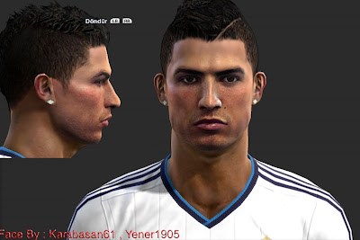 Face Cristiano Ronaldo PES 2013